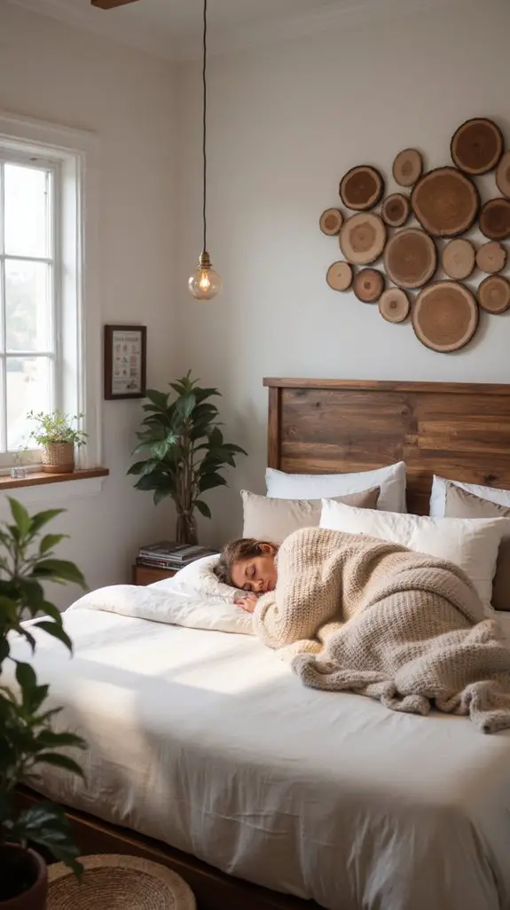 rustic minimalist bedroom decor
