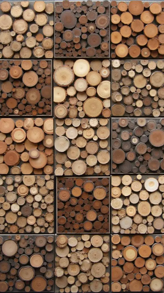 serene wooden wall decor
