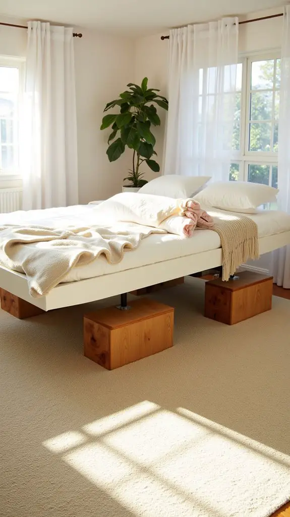 Why Elevate Your Bed With Wooden Blocks? 2 sleep quality through elevation