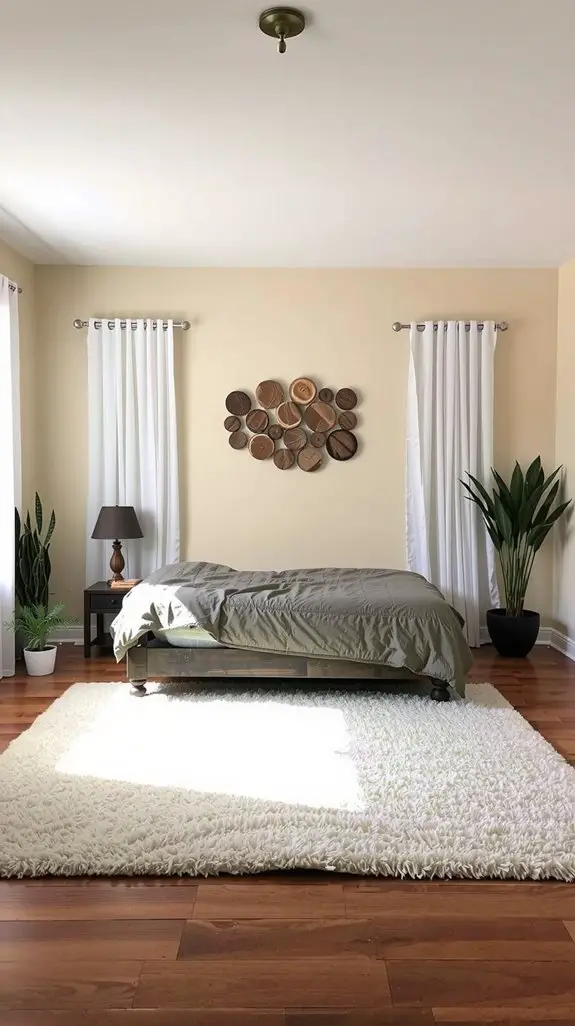 soothing neutral bedroom decor