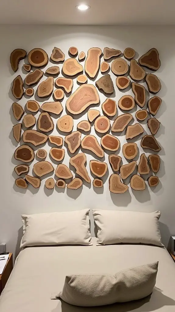 Timeless Wood Slice Patterns For Natural Gallery Walls 2 symmetrical elegance on display
