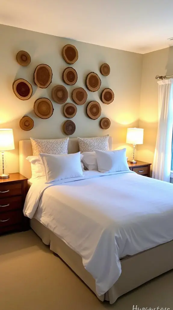 Why Symmetrical Wood Slices Transform Your Sleep Space? 2 symmetry enhances design appeal