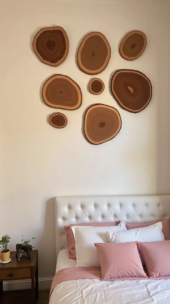 10 Natural Wood Slice Gallery Ideas For Walls 11 transformative bold wall decor
