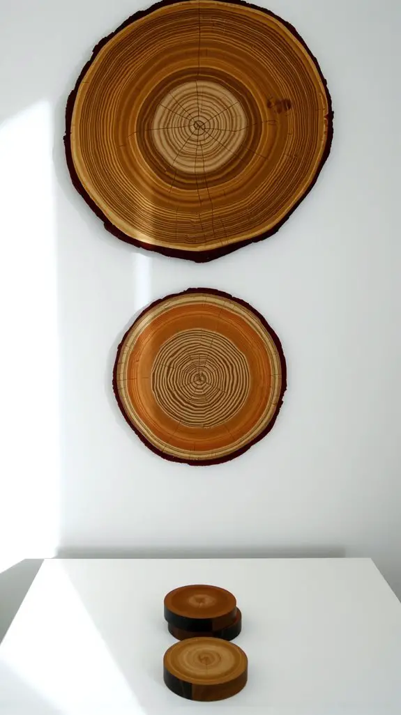 What Makes Tree Ring Art Beautifully Minimal? 9 tree ring art scale