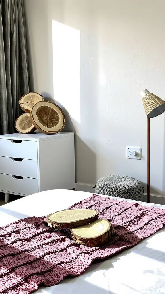 warm minimalist wood displays