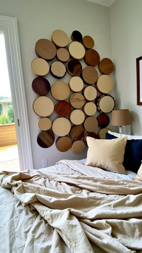 wood circle arrangement techniques