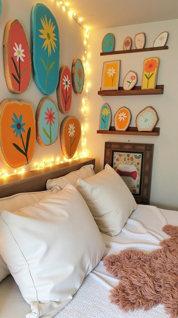 What Makes Wood Slice Art So Perfectly Simple? 7 wood slice art creativity