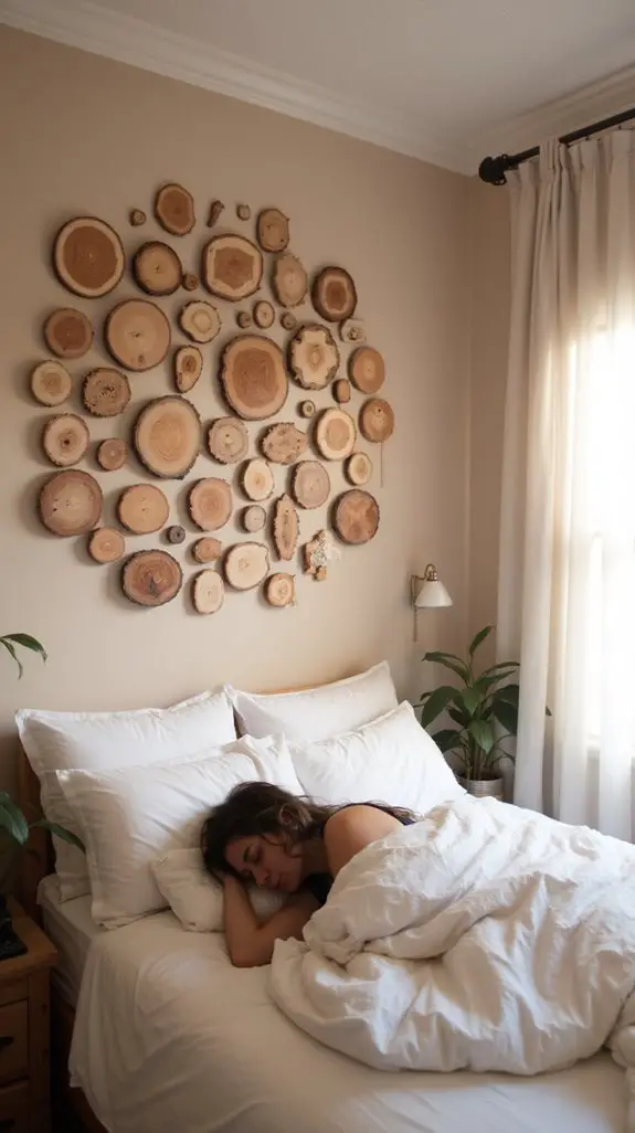 wood slice rustic d cor