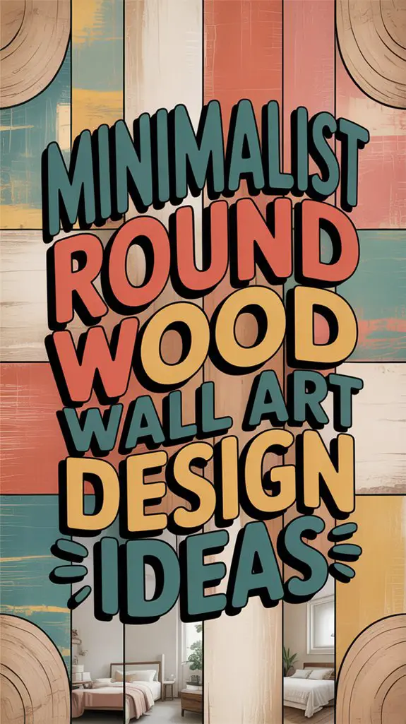 wooden circular wall art