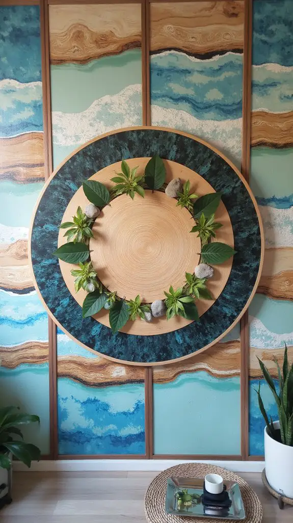 zen wooden wall decor