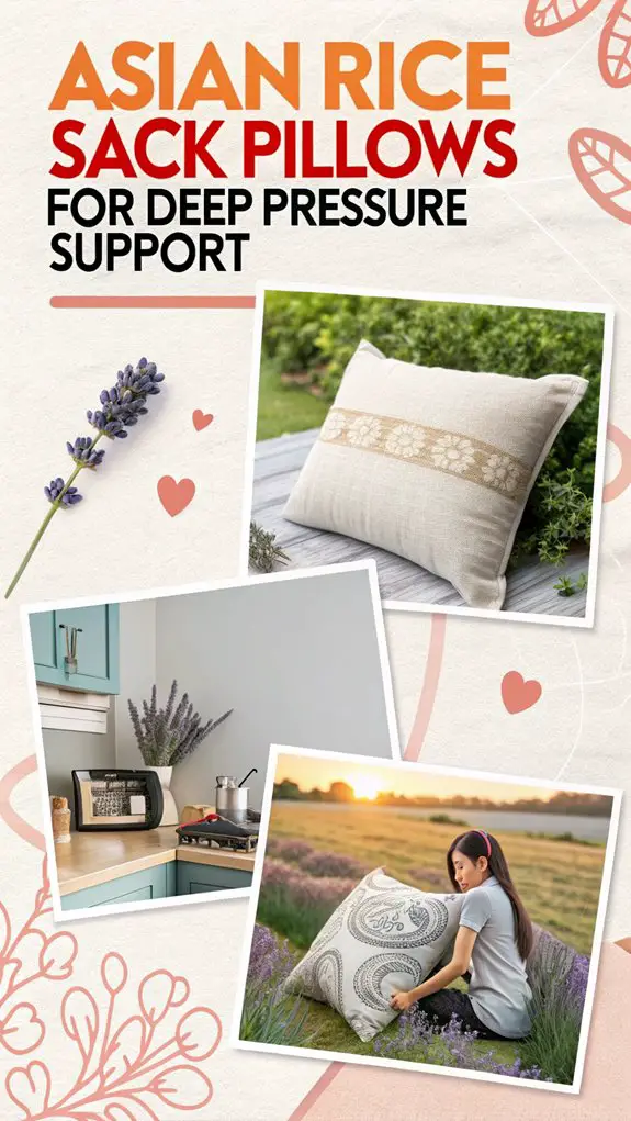 asian rice sack pillows