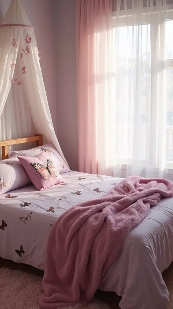 Y2K Butterfly Dreams: Bedroom-to-PJs Style Collection 2 butterfly themed bedroom essentials