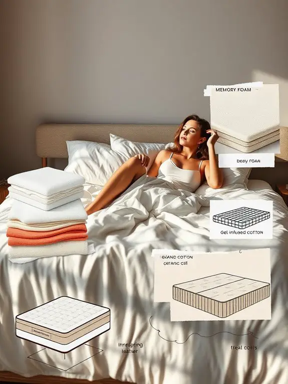 Top 5 Tips for Choosing a Comfortable Mattress 3 choose the right material