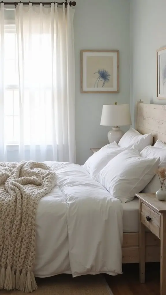Why Beach Houses Have the Perfect Sleep Aesthetic 2 coastal fresh cozy bedding