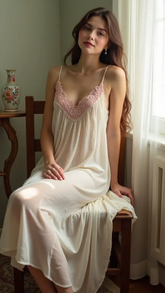 What Makes Empire Nightgowns Pure Regencycore Magic? 3 cozy elegant regencycore sleepwear