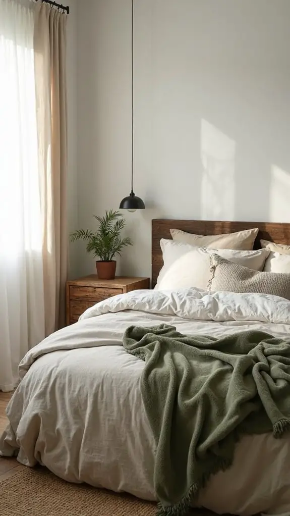 5 Dreamy Farmhouse Bedtime Looks We Love 6 cozy urban rustic retreat