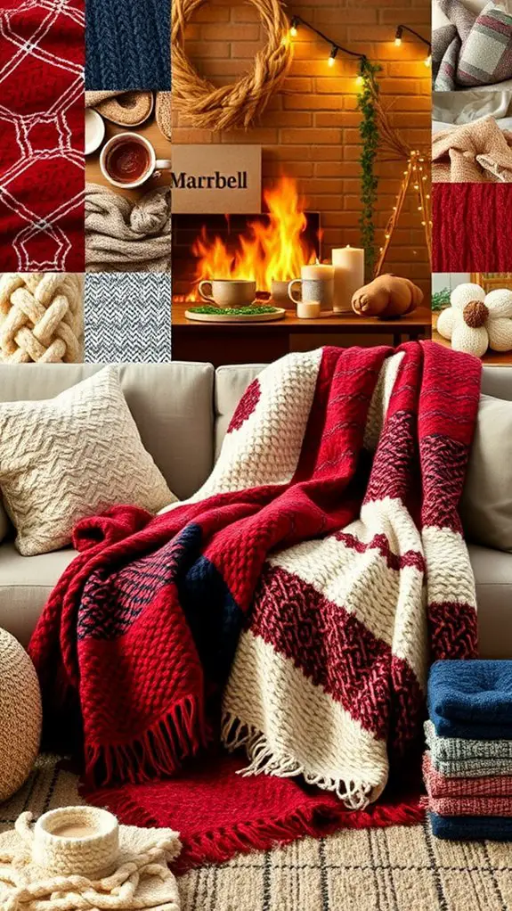 cozy winter throw blankets
