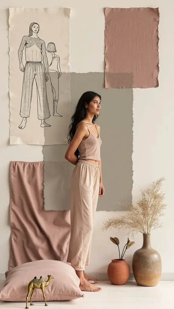 What Desert Queen Needs in Her Sleep Sanctuary? 9 desert oasis abstract collage