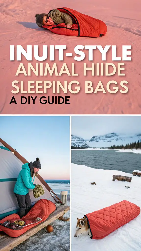 diy inuit animal hide bags