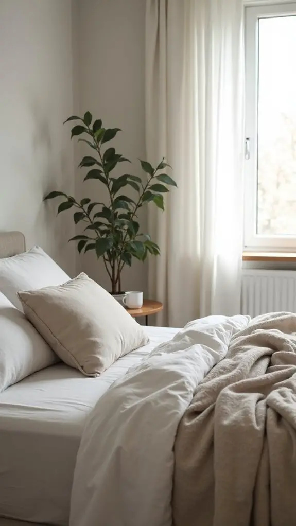 Modern Nordic Minimalism: Your Cozy Sleep Sanctuary 2 eco friendly natural bed fibers