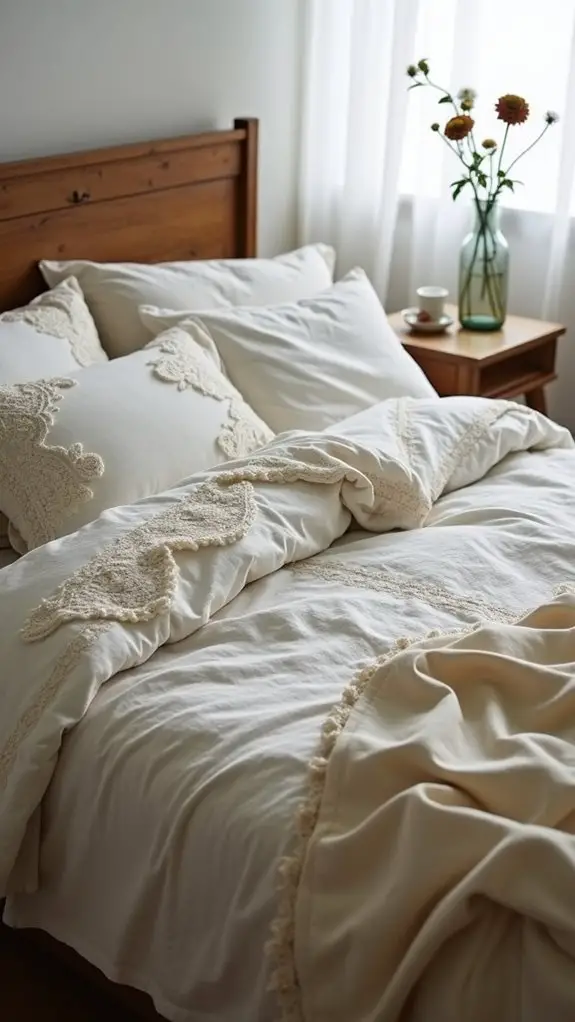 Dark Romance: Black Lace Dreams For Bedroom 2 elegant black lace bedding