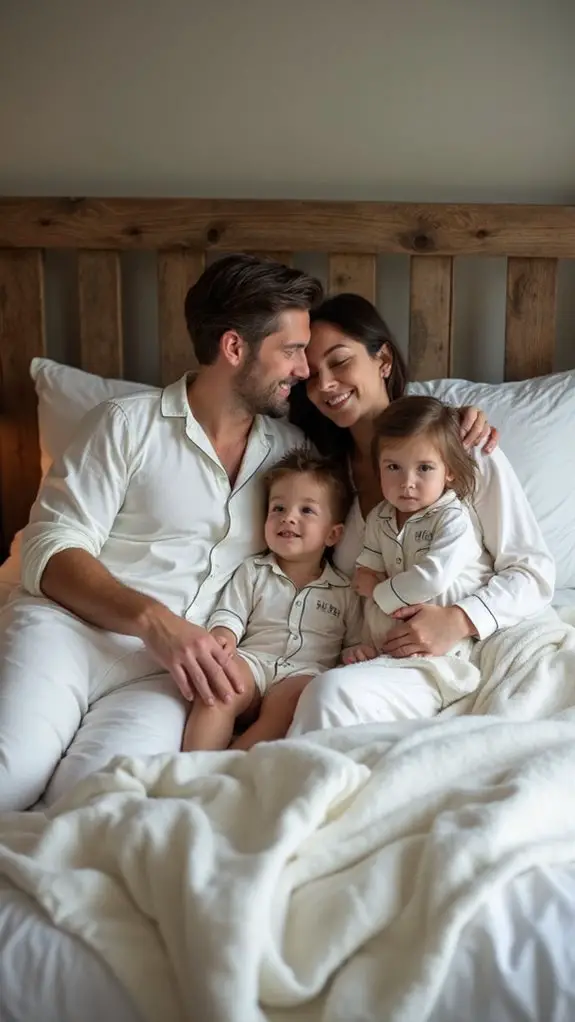 5 Dreamy Farmhouse Bedtime Looks We Love 4 elegant coordinated sleepwear sets