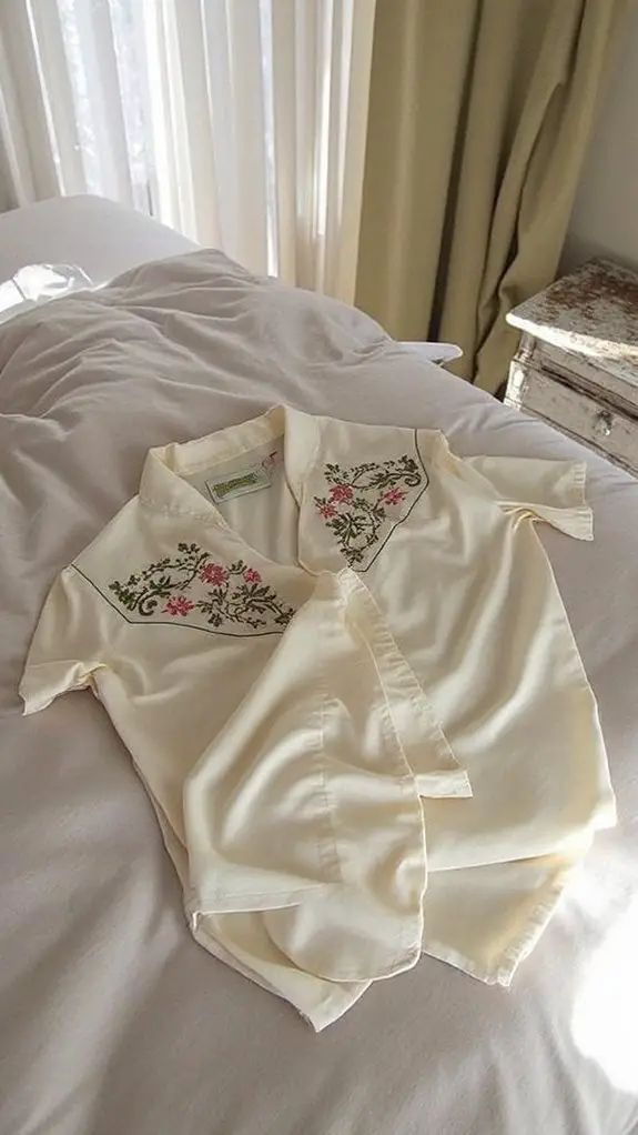 10 Renaissance-Inspired Bedroom and Pajama Style Tips 7 elegant embroidered pajama styles