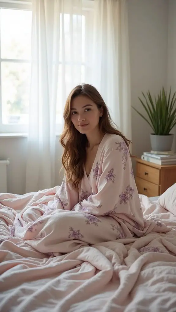Create Dreamy Floral Sleep-to-Bed Matching Sets 5 floral weighted sleep aids