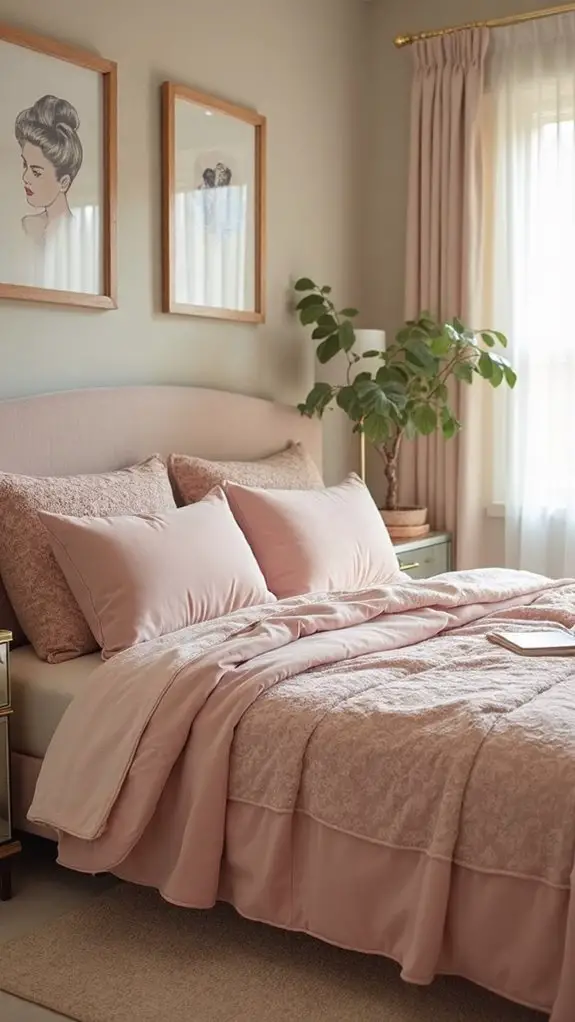 Old Hollywood Glam: Star-Worthy Bedding Collections Today 2 glamorous bedding design inspiration