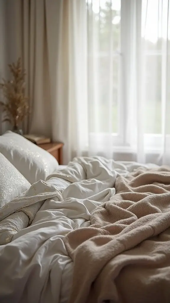 Why Sparkly Bedding and PJs Are Everything Now 5 glamorous metallic sleepwear revolution