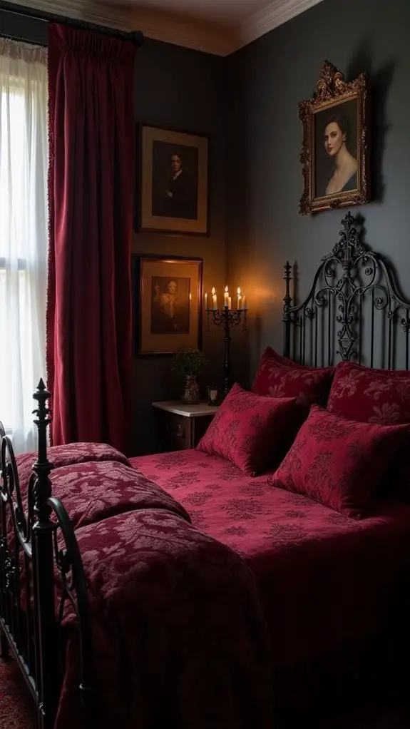 7 Gothic Allure Bedroom Ideas For Dark Romantics 2 gothic bedroom design ideas