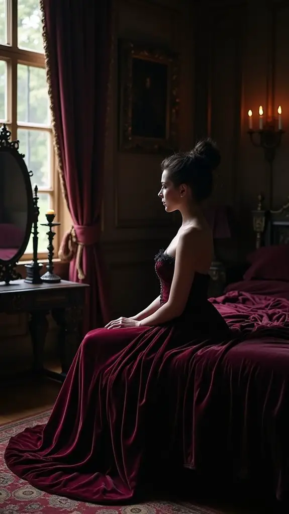Why Gothic Princesses Dream In Dark Velvet Chambers 6 gothic velvet bedchamber elegance