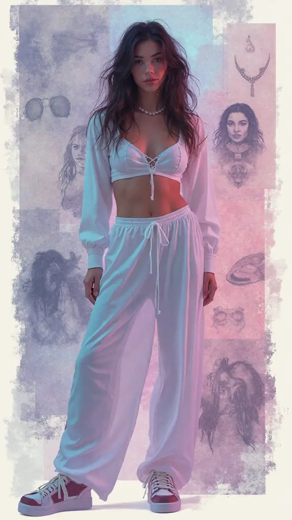 Y2K Butterfly Dreams: Bedroom-to-PJs Style Collection 8 holographic fashion trend revival