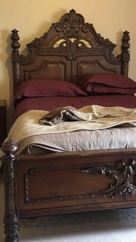 10 Renaissance-Inspired Bedroom and Pajama Style Tips 3 intricate carved furniture elegance