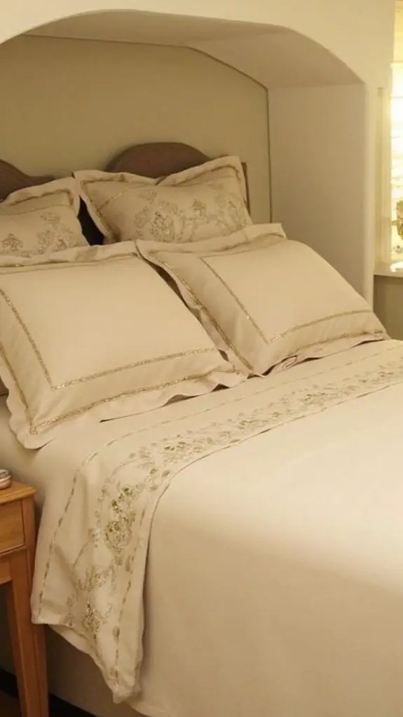 5 Ethereal Renaissance Sleep Sets For Royal Dreams 2 luxurious egyptian cotton ensemble