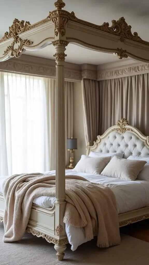 10 Best Versailles-Style Bedroom Sets For Regal Comfort 3 luxurious versailles canopy beds