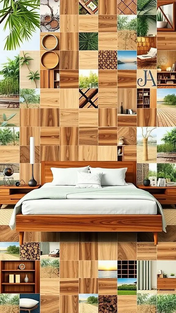 natural latex wood bedframes
