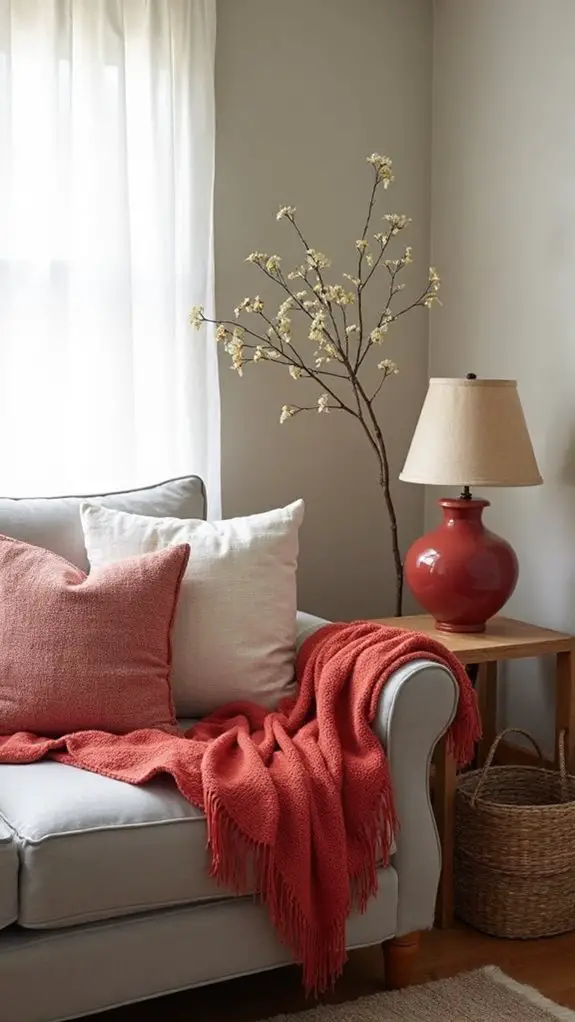 15 Dreamy Hamptons-Inspired Bedroom Collections Worth Coveting 13 red accents for warmth