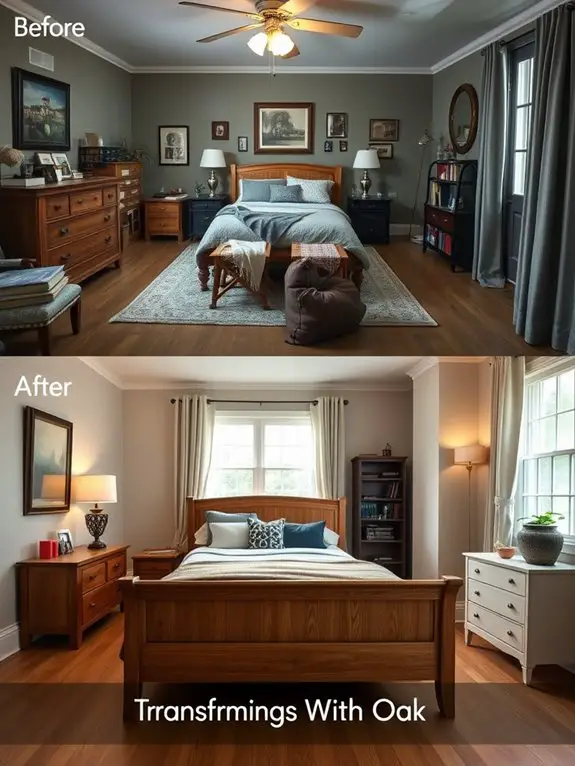 7 Natural Oak Wood Bed Frames for Traditional Decor 9 revitalizing environments through oak