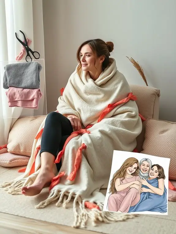 6 Easy DIY Throw Blanket Projects for Beginners 7 simple diy blanket project