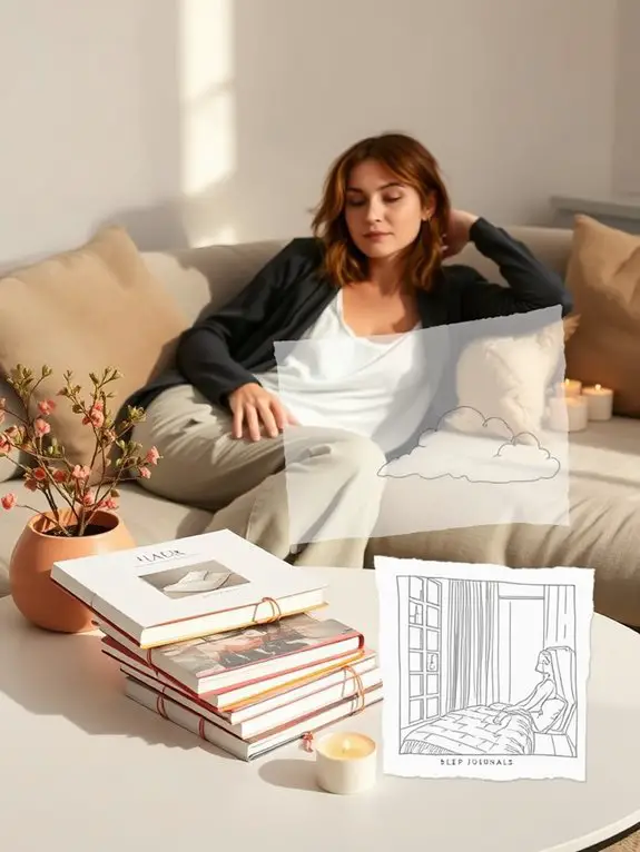 5 Unique Ways to Decorate With Sleep Journals 6 sleep journals as decor