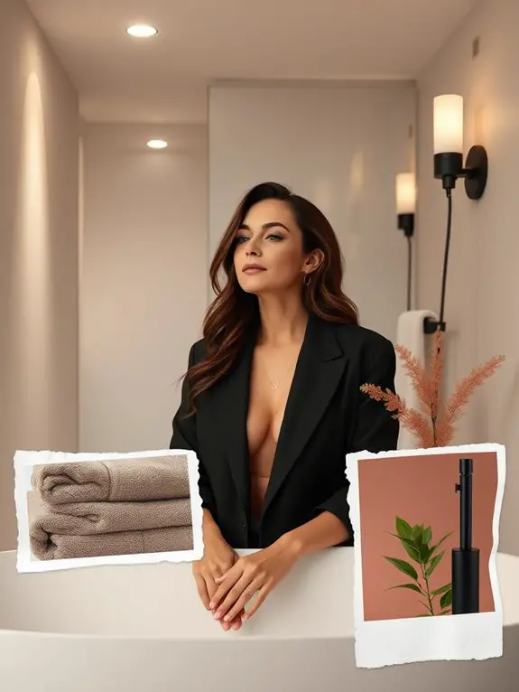 Minimalist Bathroom Decor for Serene Relaxation 8 soft lighting ambiance enhancement