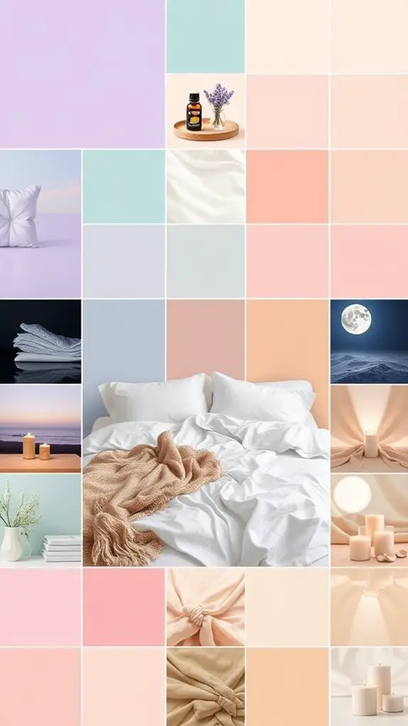 soothing color palettes for sleep