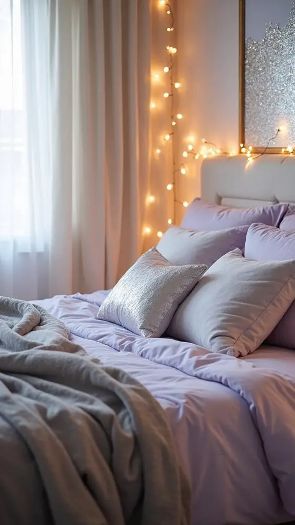 Why Sparkly Bedding and PJs Are Everything Now 4 sparkle elements in harmony