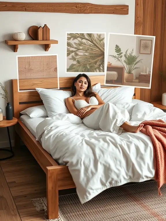 7 Natural Oak Wood Bed Frames for Traditional Decor 10 timber accents add charm