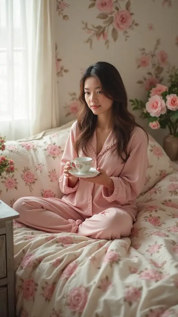 Create Dreamy Floral Sleep-to-Bed Matching Sets 6 timeless elegance and comfort