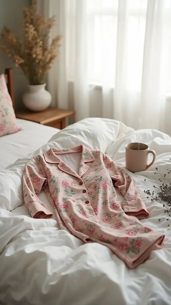 Create Dreamy Floral Sleep-to-Bed Matching Sets 2 vintage floral sleepwear charm