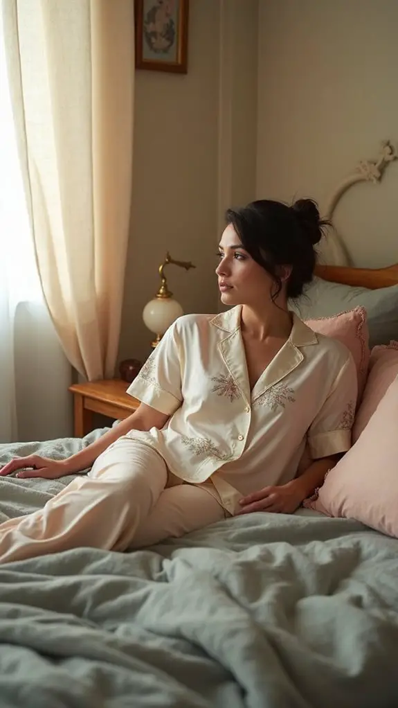 What Makes Old Hollywood Nightwear So Timelessly Elegant? 7 vintage silk pajamas elegance