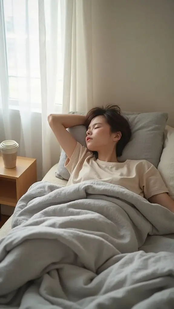 Modern Japanese Sleep Sanctuaries: Bedding Meets Loungewear 5 weighted blankets promote restful sleep