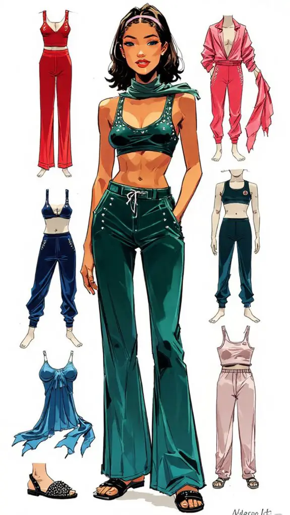 y2k butterfly themed pajamas collection